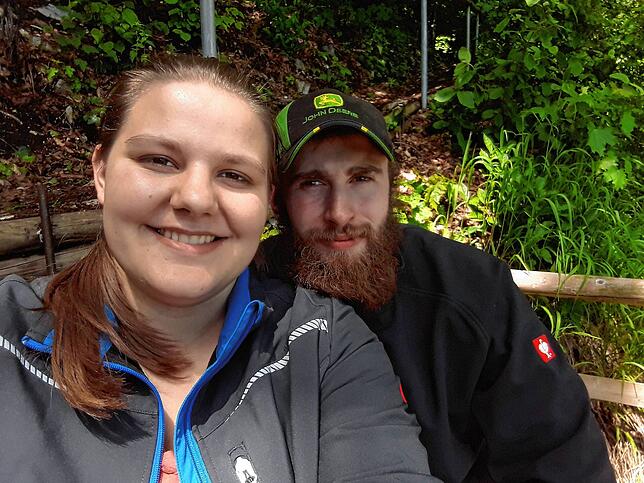 Franziska Haage und ihr Verlobter Kilian Honer.