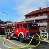 Am Sonntagmorgen hat ein Feuer im Keller eines Mehrfamilienhauses in der Schaffhauser Straße für einen Großeinsatz von Feuerwehr und ...
