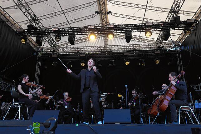Bild 12: Weiter geht‘s – auch am zweiten Campus-Festival-Tag wird gefeiert