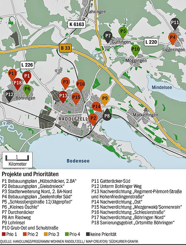Bild 1: Wohnen in Radolfzell: Stadt will 130 neue Wohnungen pro Jahr