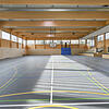 Die neue Halle in der Gemeinde Moos bietet viel Platz.