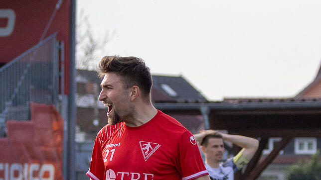 Kian Fetic traf zum 1:1 für den 1. FC Rielasingen-Arlen beim SC Lahr.