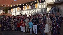 Das sind die Gewinner des Preisschnellens der Markdorfer Hänseler-Gruppe, an dem insgesamt 101 Karbatschen-Schwinger teilnahmen.
