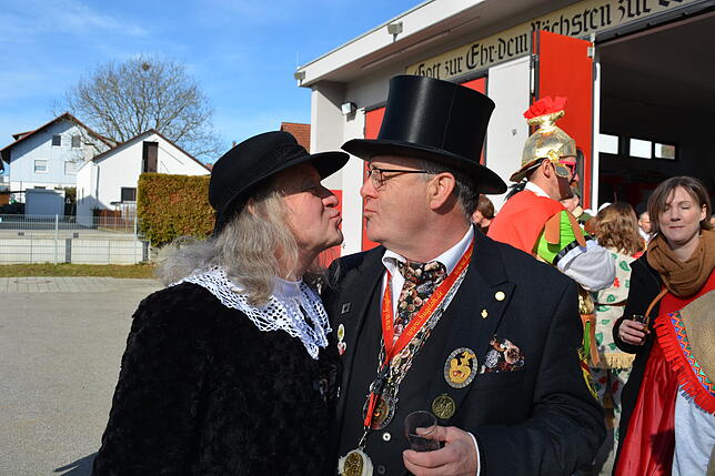 Bild 5: Bilder vom Leimbacher Rathaussturm
