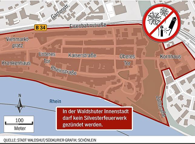 Bild 2: Böllerverbot an Silvester! Stadt will stärker in Waldshut-Tiengen kontrollieren