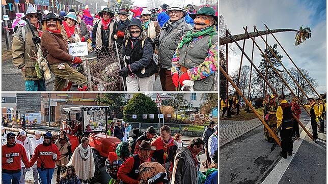Buntes Treiben &ndash; in den Radolfzeller Ortsteilen war am Schmutzigen Dunschtig viel los.