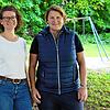 Amelie Waldvogel und Michaela Ruff setzen sich für eine Verbesserung auf dem Spielplatz am Osterholz ein.