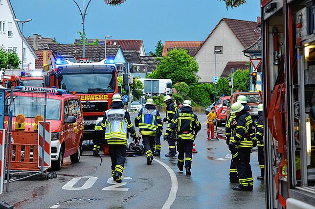 Bild 3: Bilder der Hauptübung der Freiwilligen Feuerwehr Markdorf – Teil 2