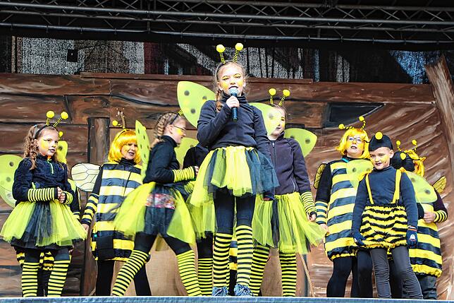 Bild 4: Das Bühnenspiel eroberte nicht nur die Bonndorfer Narrenherzen. Wir haben die Bilder!