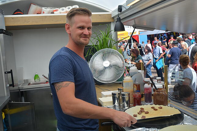 War im vergangenen Jahr sehr zufrieden mit der Erstauflage des Street Food Markt: Veranstalter Markus Fetscher.