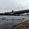 Wegen der Schnee- und Regenmassen liegt der Wasserpegel in Konstanz 60 Zentimeter höher als im Vorjahr. Hochwasser-Gefahr besteht ...