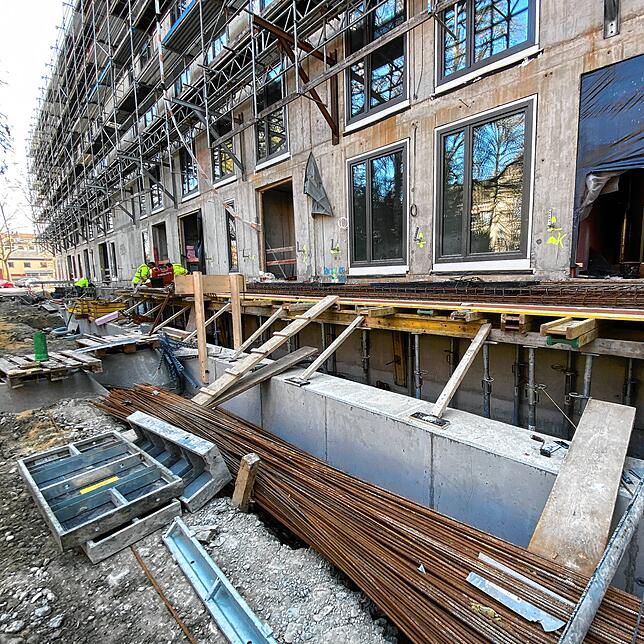 Bild 7: So sieht der Wohnkomplex Laubenhof von innen, unten und oben aus: Ein Rundgang durch das Bauprojekt