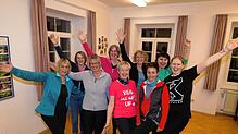 Diese Damen von den Landfrauen bereiten sich derzeit auf den Ball am 22. Februar im Martinssaal vor. Dann werden (von links) Vroni ...