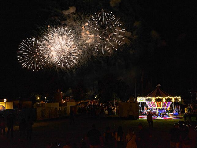 Bild 10: Bilder vom Feuerwerk beim Seehasenfest