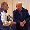 In der Diskussion im evangelischen Pfarrhaus, von links: Stefan Boldt und Theodor Ziegler. Bild: Tabea Müller