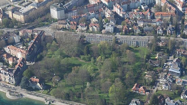 Eines der schönsten Grundstücke in der Stadt: Das Büdingen-Areal an der Seestraße war bis 1971 Standort des Privatsanatoriums von Dr. ...