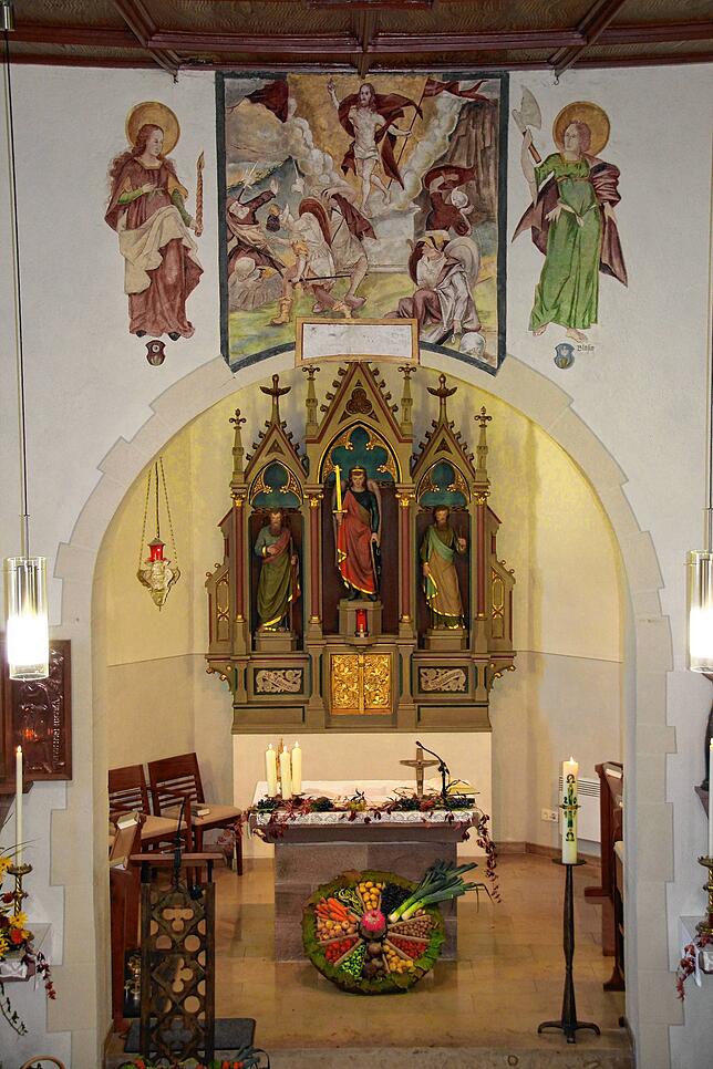 In Wangen wird momentan nichts investiert, da es dort bereits große Investitionen gab und die Kirche St. Michael gut dasteht.