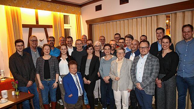 Fast alle Bewerber auf der Liste der CDU für die Gemeinderatswahl am 9. Juni stellten sich im Hotel Fortuna den stimmberechtigten ...