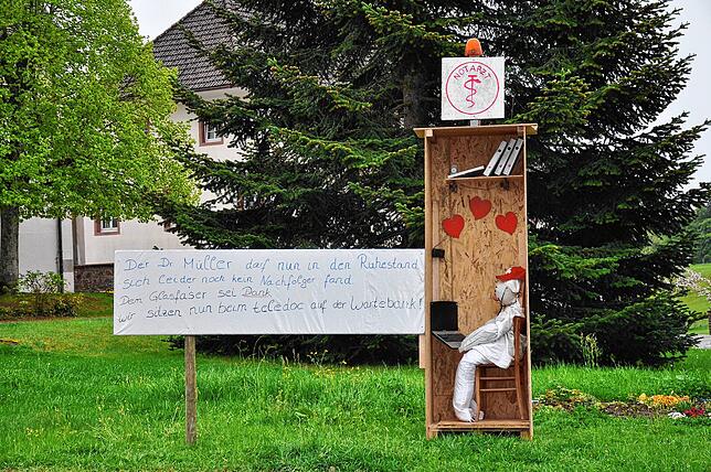 Vor der Tanne wurden seit einigen Jahren zum 1. Mai die Birkendorfer Maischerze, wie hier 2018 aufgebaut.