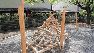 Auf der Außenspielfläche gibt es viel zu entdecken. Bilder: Claudia Ladwig