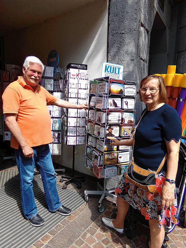 Bernd und Beate Kirchmeyer vom Randen, kommen immer gerne nach Donaueschingen zum verkaufsoffenen Sonntag.