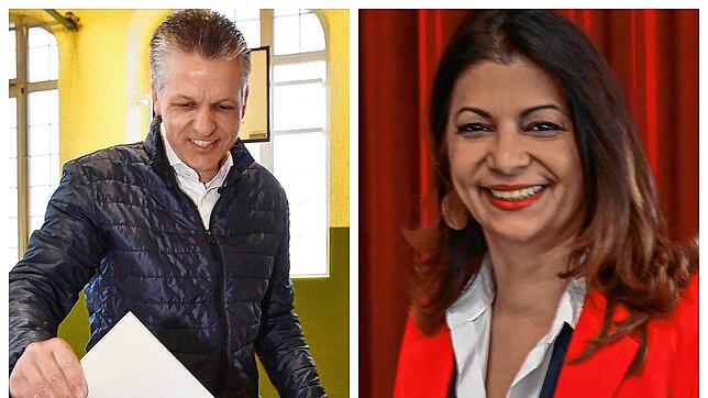 Sie sind die wiedergewählten Abgeordneten des Wahlkreises Schwarzwald-Baar: Thorsten Frei (CDU) und Derya Türk-Nachbaur (SPD).