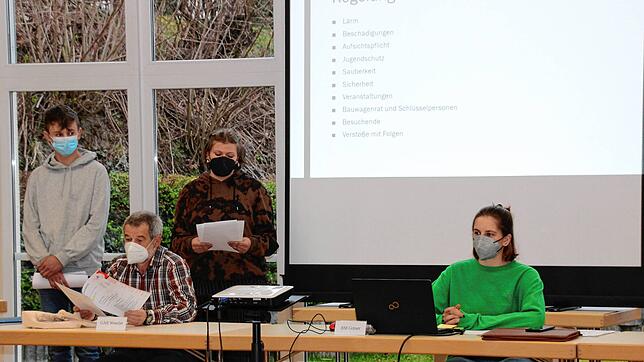 Souverän stellte der Bauwagenrat im Gemeinderat das geplante Bauwagenprojekt in Wald als zentralen Treffpunkt für junge Menschen vor ...