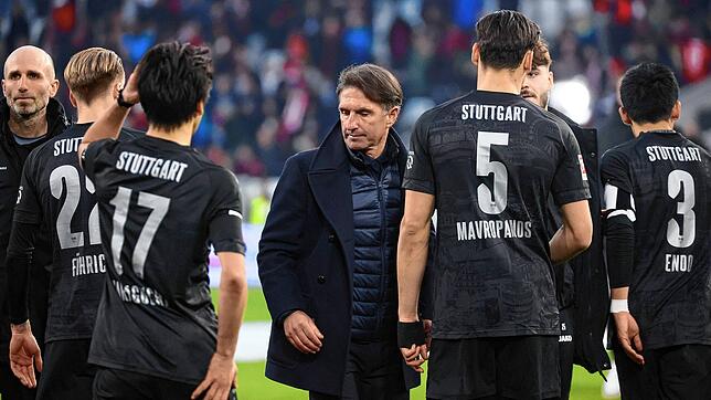 Beim 1:2 in Freiburg: Mit seinen Kickern war VfB-Trainer Bruno Labbadia zufrieden, gar nicht dagegen mit dem Videoassistenten.