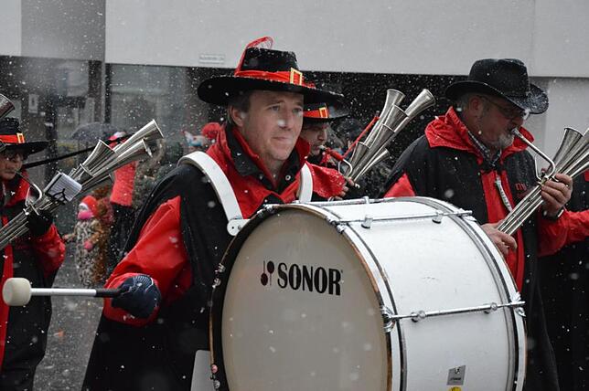 Bild 28: Bilder vom Narrensprung beim Ringtreffen des Alemannischen Narrenrings (Teil 4)