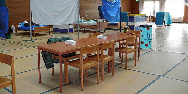 Die Schulturnhalle ist nur eine vorübergehende Lösung. In Münsterlingen werden die Flüchtlinge behindertengerecht Wohnen können.