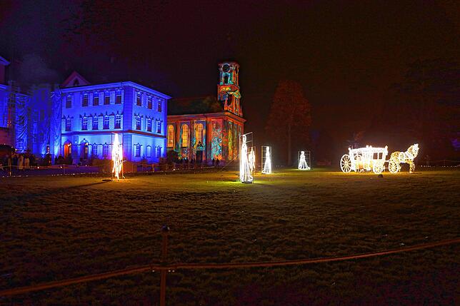 Bild 26: Insel Mainau: Bilder vom Start des Christmas Garden 2023 - Teil 1