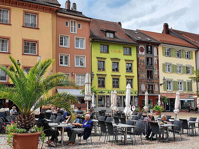 Wer ins Restaurant möchte, muss drinnen 2 G nachweisen, draußen 3 G. Unser Archivbild zeigt die Gastronomie in Bad Säckingen.