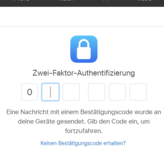Bei der Zwei-Faktor-Authentifizierung muss man nach dem Login noch einen Code eingeben, der etwa aufs Handy kommt.