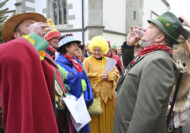 Bild 7: Bilder von der Machtübernahme in Radolfzell auf dem Marktplatz