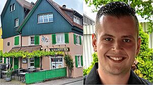 Das Scharfe Eck in Allensbach: Im Frühling kündigten die bisherigen Pächter aus persönlichen Gründen. David Rüttnauer ist der Nachfolger.