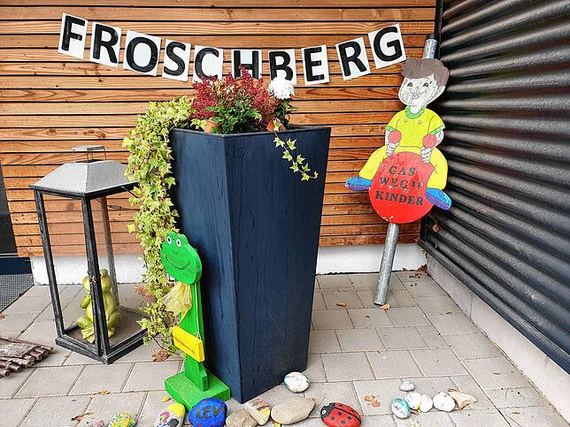 So hübsch ist es normalerweise für die Froschberg-Kinder. Bild: Norbert Trippl