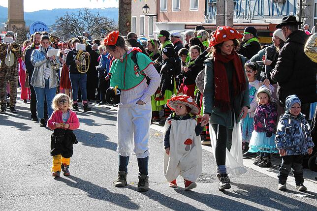 Bild 27: Kinderumzug und Setzen des Kindernarrenbaums in Stockach (Teil 1)