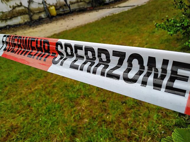 Bild 1: So sieht es am Tag nach dem Brand in Schwackenreute aus