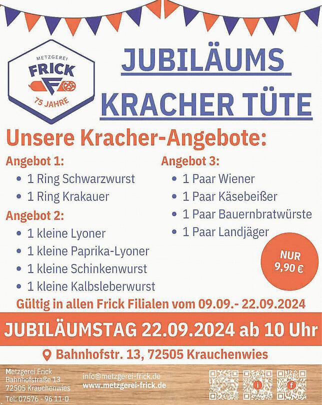 Bild 1: 75 Jahre Metzgerei Frick: Große Leidenschaft für das Metzgerhandwerk