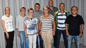 Der Vorstand und die geehrten Mitglieder des Sportvereins Schwandorf (von links): Sandra Rehberg, Bärbel Bastian, Renate Kästle, Hansi ...
