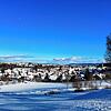 Ein toller Panoramablick über die weiße Winterlandschaft bietet sich vom Triberg bei Bräunlingen aus.