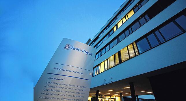 Die Zentrale von Rolls-Royce Power Systems an der Maybachstraße in Friedrichshafen.