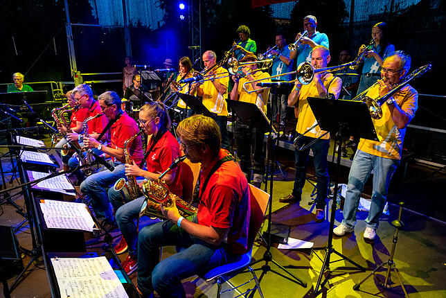 Kulturnacht Schwenningen.
Mauthepark, Dounletown Bigband VS