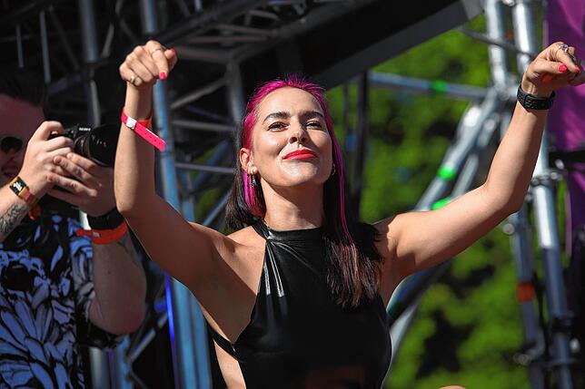 DJ Pretty Pink beim Gute Zeit Festival
