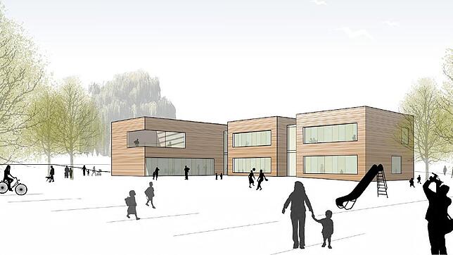 So soll die neue Kindertagesstätte "Am Buchberg" ausstehen und schon im Sommer 2020 soll sie fertig sein.