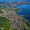 Die Bodenseeregion aus der Luft. Bund und Land nennen jetzt die Gründe für den geplanten Trassenverlauf der B&nbsp;31-neu