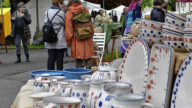 Der Töpfermarkt fand bislang stets im Frühling statt, wie hier 2019.