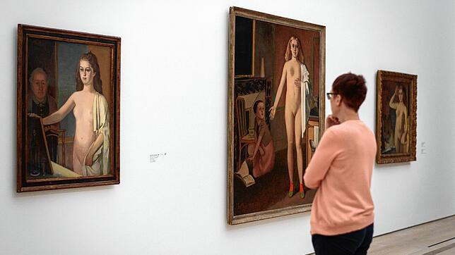 Nacktheit ist typisch für das Werk von Balthus &ndash; hier drei der Gemälde, die in Basel-Riehen gezeigt werden.