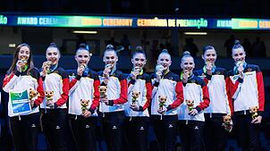 Gruppenbild mit Gold: Das deutsche Auswahlteam.