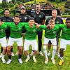 Die Furtwanger Neuzugänge (vorne, von links): Alexander Hagner, Samet Arslan, Loris Castelli, Alexander Knisch, Diallo Thernio sowie das ...